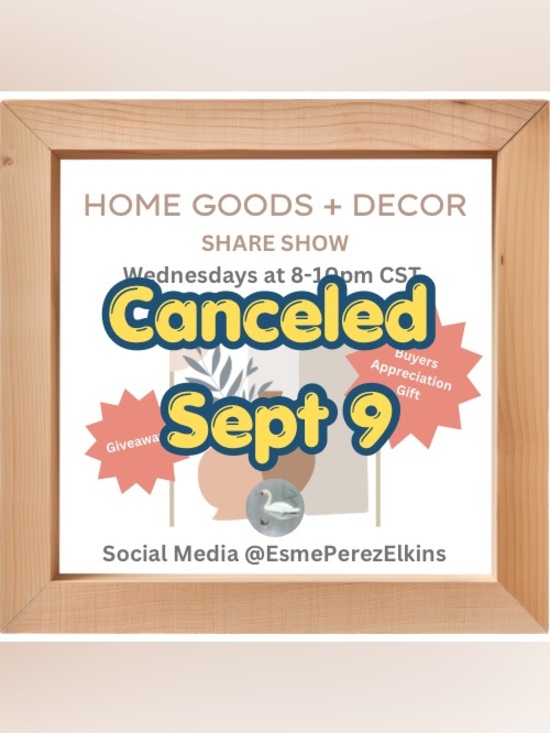 Other - LIVE Wednesday Home Goods + Decor Share @8pm cst
